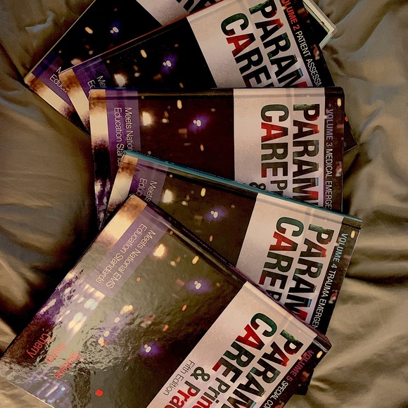 brady Other - Brady Fifth Edition Paramedic Book Set